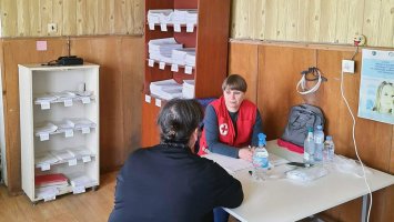 წითელი ჯვრის საზოგადოების უფასო სამედიცინო აქცია სამტრედიის მუნიციპალიტეტში