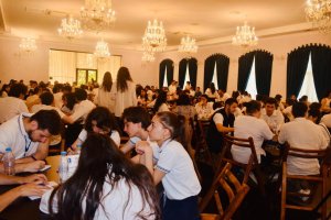 სამტრედიაში საჯარო სკოლების მონაწილეობით ინტელექტუალური თამაშების ჩემპიონატი ჩატარდა
