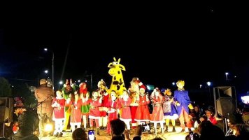 საახალწლოდ მორთული ულამაზესი სამტრედია