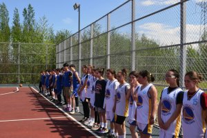 სამტრედიაში გალაკტიონის ქუჩაზე ახალი საკალათბურთო მოედანი საზეიმოდ გაიხსნა