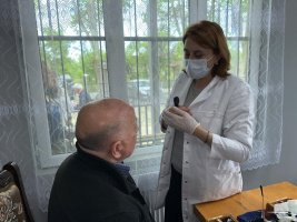 სამტრედიაში სოფელ ჩხენიშში მოსახლეობისთვის უფასო სამედიცინო აქცია ჩატარდა