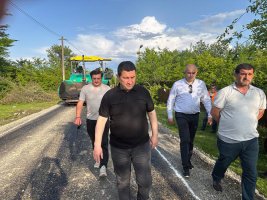 სამტრედიაში შიდა სასოფლო გზების რეაბილიტაცია აქტიურად მიმდინარეობს 