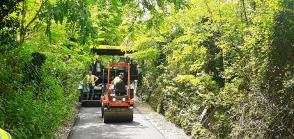 სამტრედიაში სოფელ დაფნარში ადგილობრივი მნიშვნელობის გზები იგება