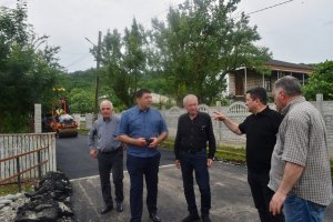 სამტრედიის მუნიციპალიტეტში აქტიურად გრძელდება საგზაო ინფრასტრუქტურის მოწესრიგება
