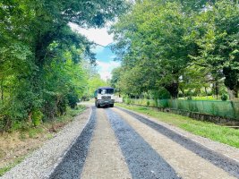 სამტრედიაში დიდ ჯიხაიშში ადგილობრივი მნიშვნელობის გზები იგება