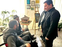 სამტრედიის მუნიციპალიტეტის მერიის მხარდაჭერით გიორგი მეშველიანის პირველი პერსონალური გამოფენა მოეწყო