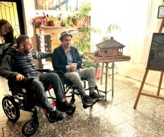 სამტრედიის მუნიციპალიტეტის მერიის მხარდაჭერით გიორგი მეშველიანის პირველი პერსონალური გამოფენა მოეწყო