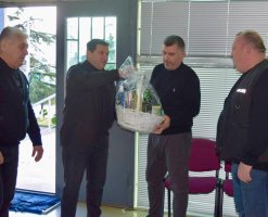 სამტრედიის მერმა შობა–ახალი წელი სტრატეგიული დანიშნულების ობიექტებში, 24 საათიან რეჟიმში მომუშავე პერსონალს მიულოცა