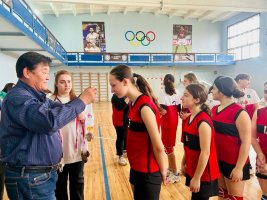 სამტრედიაში სკოლებს შორის მუნიციპალური ტურნირი მიმდინარეობს 