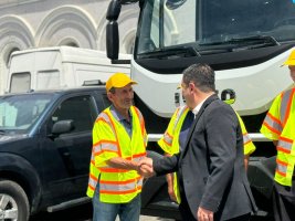 სამტრედიის მუნიციპალიტეტში სამი სპეცმანქანა - ნაგავმზიდი  შეიძინეს