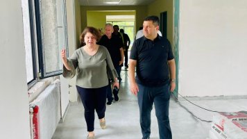 N1 საჯარო სკოლის შენობის რეაბილიტაცია აქტიურად მიმდინარეობს