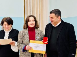 სამტრედიაში ოქროსა და ვერცხლის მედალოსნები დააჯილდოეს