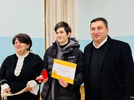 სამტრედიაში ოქროსა და ვერცხლის მედალოსნები დააჯილდოეს