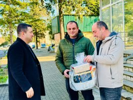 სამტრედიის მერმა შობა–ახალი წელი სტრატეგიული დანიშნულების ობიექტებში, 24 საათიან რეჟიმში მომუშავე პერსონალს მიულოცა