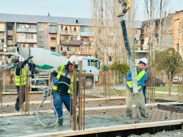 საზოგადოებრივი ჯანდაცვის სამტრედიის ცენტრის ახალი ოფისი შენდება