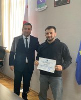 სამტრედიის მერმა სტიქიის დროს გამოჩენილი თანადგომისთვის მოხალისეები დააჯილდოვა