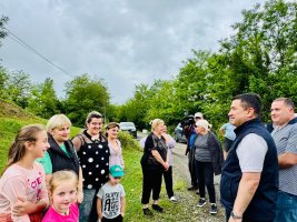 დიდ ჯიხაიშში, 29-ე ქუჩაზე ასფალტ-ბეტონის გზა იგება