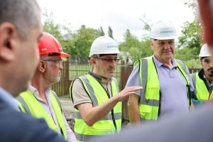 ქალაქ სამტრედიაში წყალმომარაგებისა  სისტემების და ბაგა-ბაღის სამშენებლო სამუშაოები მიმდინარეობს