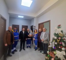 სამტრედიის მუნიციპალიტეტის მერმა საგანგებო სამსახურებს შობა-ახალი წელი მიულოცა