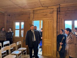 ნოღაში აკაკი შანიძის ხსოვნისადმი მიძღვნილი ღონისძიება განახლებულ სახლ-მუზეუმში გაიმართა