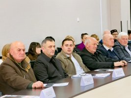 სამტრედიის მუნიციპალიტეტის მერიაში სამუშაო შეხვედრა გაიმართა