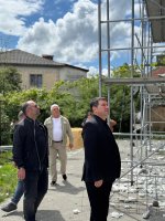 სამტრედიაში მრავალბინიანი კორპუსების სარეაბილიტაციო სამუშაოები მიმდინარეობს