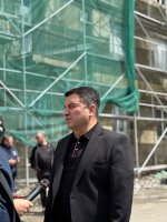 სამტრედიაში მრავალბინიანი კორპუსების სარეაბილიტაციო სამუშაოები მიმდინარეობს