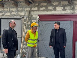 სამტრედიაში მრავალბინიანი კორპუსების სარეაბილიტაციო სამუშაოები მიმდინარეობს