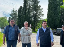 სოფელ გომში საგზაო ინფრასტრუქტურის მოწყობის სამუშაოები აქტიურად მიმდინარეობს