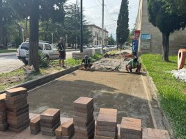 სამტრედიაში მიმდინარე ინფრასტრუქტურული პროექტების მონიტორინგი