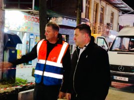 სამტრედიაში სანიაღვრე ინფრასტრუქტურის მოწესრიგება გრძელდება